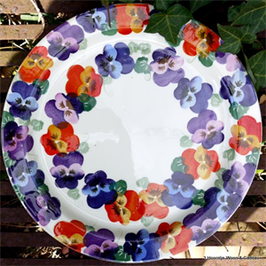 Emma Bridgewater Purple Pansy serving plate