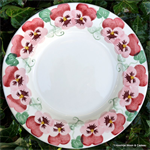 Emma Bridgewater. 10½ plate pink pansy