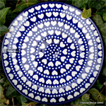 Bunzlau Castle Plate Blue Valentine 1257-375E
