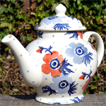 Emma Bridgewater 3 mug teapot Pink Pansy