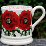 Emma Bridgewater mokken ½ pint mug Red Anemone