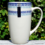 Bunzlau Castle servies. mug coffee to go Leaf 2252-2408