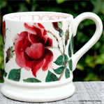 Emma Bridgewater Red Rose ½ pint mug 