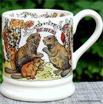 Emma Bridgewater Beavers ½ pint mug 