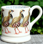 Emma Bridgewater Red Legged Partridge ½ pint mug 
