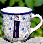 Bunzlau Castle mug for espresso Blue Olive 1377-2506