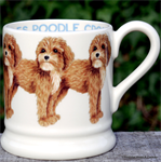 Emma Bridgewater Cavalier Poodle Cross ½ pint mug 