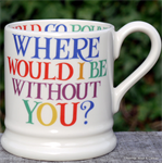 Emma Bridgewater Without You ½ pint mug 