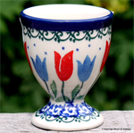 Bunzlau Castle egg cup Tulip Royal 1106-2599