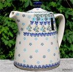 Bunzlau Castle tea pot straight Garland 2471-2250