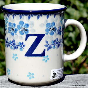 Bunzlau Castle servies mug alphabet Z Melody