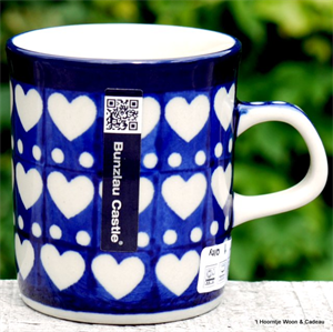 Bunzlau Castle small mug Blue Valentine 1328-0375E