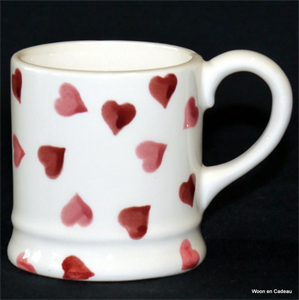 Emma Bridgewater Pink Hearts ½ pint mug 
