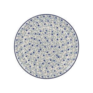 Bunzlau Castle plate flat 25 cm. Blue Olive 2463-2506