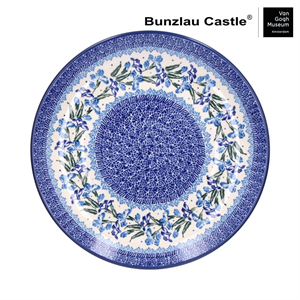 Bunzlau Castle bord 25,5 cm. Irises 1257-2937