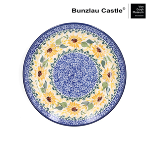 Bunzlau Castle bord 20 cm. Sunflower 1086-2928