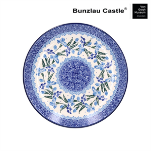 Bunzlau Castle bord 20 cm. Irises 1086-2937
