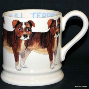 emma bridgewater sale. half pint mug staffordshire bull terrier