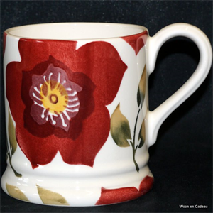 emma bridgewater sale. Christmas Rose ½ pint mug