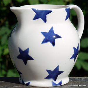 Emma Bridgewater. ½ pint jug Blue Star