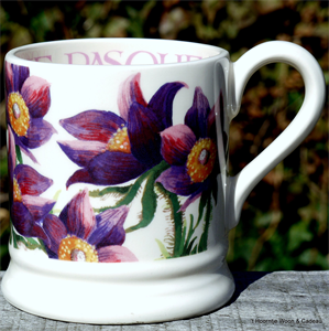 Emma Bridgewater Pasque Flower ½ pint mug 
