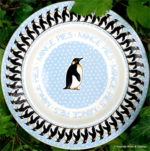 ontbijtbord. 8½ plate, Winter Penguin