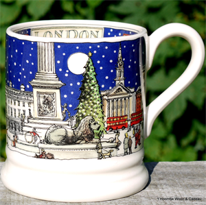 Emma Bridgewater mokken. ½ pint mug Christmas Celebration