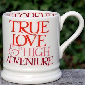 Emma Bridgewater True Love ½ pint mug 