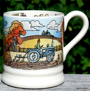 Emma Bridgewater The Good Life Baling & Ploughing  ½ pint mug 